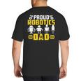 Robotics Father Robotics Dad Big And Tall Men's T-Shirt Back Print