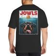 Rottie Rottweiler Jowls Burger Giant Tank Dog Mom Dad Big And Tall Men's T-Shirt Back Print