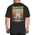 Samoyed Dad Big And Tall Men's T-Shirt Back Print