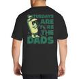 Saturdays Are Fore The Dads Golf Big And Tall Men's T-Shirt Back Print