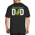 Senegal Parrot Dad Senegal Parrot Owner Senegal Parrot Lover Big And Tall Men's T-Shirt Back Print