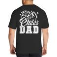 Senior Cheer Dad 2026 Proud Cheerleader Dad Class Of 2026 Big And Tall Men's T-Shirt Back Print