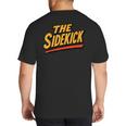 Sidekick Easy Halloween Matching Superhero Costume Dad Mom Big And Tall Men's T-Shirt Back Print Sidekick Easy Halloween Matching Superhero Costume Dad Mom Big And Tall Men's T-Shirt Back Print