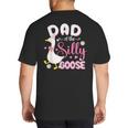 Silly Dad Goose Dad 1st Birthday Family Matching Party Big And Tall Men's T-Shirt Back Print