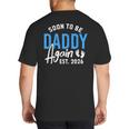 Soon To Be Daddy Again Est 2026 Dad Baby Announcement Big And Tall Men's T-Shirt Back Print