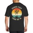 Sounds Fishy Count Me In Dad Grandpa Vintage Fishing Big And Tall Men's T-Shirt Back Print Sounds Fishy Count Me In Dad Grandpa Vintage Fishing Big And Tall Men's T-Shirt Back Print