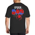 Spiders Dad Matching Family Birthday Father's Day Big And Tall Men's T-Shirt Back Print Spiders Dad Matching Family Birthday Father's Day Big And Tall Men's T-Shirt Back Print