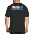 Sports Dad Shirt Cute Father's Day Big And Tall Men's T-Shirt Back Print