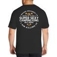 Super Camping King Camp Camper Dad Men Husband Big And Tall Men's T-Shirt Back Print