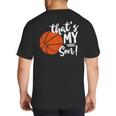 That's My Son Basketball Lovers For Mom Or Dad Big And Tall Men's T-Shirt Back Print That's My Son Basketball Lovers For Mom Or Dad Big And Tall Men's T-Shirt Back Print