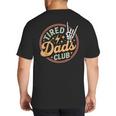 Tired Dads Club Big And Tall Men's T-Shirt Back Print