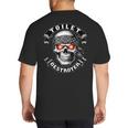Toilet Destroyer Poop Jokes Dad Humor Poop Diarrhea Big And Tall Men's T-Shirt Back Print Toilet Destroyer Poop Jokes Dad Humor Poop Diarrhea Big And Tall Men's T-Shirt Back Print