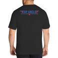 Top Uncle Favorite Best Brother Dad Relatives Niece Nephew Big And Tall Men's T-Shirt Back Print