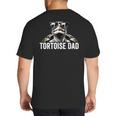 Tortoise Dad Tortoise With Sunglasses Vintage Tortoise Dad Big And Tall Men's T-Shirt Back Print