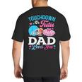Touchdown Or Tutu Dad Loves You Gender Reveal Family Big And Tall Men's T-Shirt Back Print Touchdown Or Tutu Dad Loves You Gender Reveal Family Big And Tall Men's T-Shirt Back Print