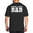 Track & Field Dad Sport Fathers Day Boys Big And Tall Men's T-Shirt Back Print