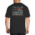 I Have Two Titles Dad & Bonus Dad I Rock Them Both Bonus Dad Big And Tall Men's T-Shirt Back Print
