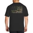 I Have Two Titles Dad And Grumpy Father's Day Grandpa Grumpy Big And Tall Men's T-Shirt Back Print