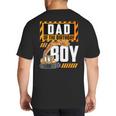 Vehicle Construction Excavator Dad Of The Birthday Boy Small Big And Tall Men's T-Shirt Back Print Vehicle Construction Excavator Dad Of The Birthday Boy Small Big And Tall Men's T-Shirt Back Print