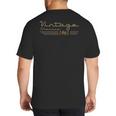 Vintage 1961 Retro 65th Birthday Classic 65 Year Old Men Dad Big And Tall Men's T-Shirt Back Print