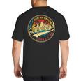 Vintage Awesome Single Dad Retro Fathers Day For Dad Grandpa Big And Tall Men's T-Shirt Back Print Vintage Awesome Single Dad Retro Fathers Day For Dad Grandpa Big And Tall Men's T-Shirt Back Print