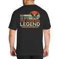 Vintage Cooking Dad The Man The Myth The Legend Chef Big And Tall Men's T-Shirt Back Print