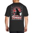 Vintage Dadzilla Father Of The Monsters Fathers Day Big And Tall Men's T-Shirt Back Print Vintage Dadzilla Father Of The Monsters Fathers Day Big And Tall Men's T-Shirt Back Print