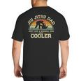 Vintage Jiu Jitsu Dad Just Like A Normal Dad Only Cooler Big And Tall Men's T-Shirt Back Print
