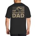Weimaraners Lover & Weimaraner Shirts Weimaraner Dad -Adults -Kids - Small Short Sleeve V-Neck Polyester Casual Humorous Lover All Seasons Big And Tall Men's T-Shirt Back Print