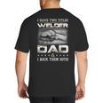 Welder Dad Quote Father Welding Humor Daddy Big And Tall Men's T-Shirt Back Print
