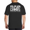 Welder Welding Dad Man Myth Legend Father Small Big And Tall Men's T-Shirt Back Print