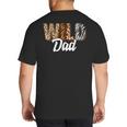 Wild Dad Zoo Born Two Be Wild B-Day Safari Jungle Animal Big And Tall Men's T-Shirt Back Print