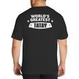 World's Greatest Tatay Shirt Filipino Dad Big And Tall Men's T-Shirt Back Print World's Greatest Tatay Shirt Filipino Dad Big And Tall Men's T-Shirt Back Print