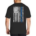 Wrestling Dad Big And Tall Men's T-Shirt Back Print