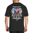 WWII Veterans Daughter Dad Remembrance Veteran Day Big And Tall Men's T-Shirt Back Print