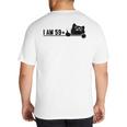 I Am 59 Plus 1 Middle Finger For A 60th Birthday Cat Mom Dad Big And Tall Men's T-Shirt Back Print I Am 59 Plus 1 Middle Finger For A 60th Birthday Cat Mom Dad Big And Tall Men's T-Shirt Back Print