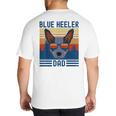 Australian Cattle Dog Blue Heeler Dad Big And Tall Men's T-Shirt Back Print Australian Cattle Dog Blue Heeler Dad Big And Tall Men's T-Shirt Back Print