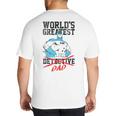 Batman Greatest Dad Big And Tall Men's T-Shirt Back Print