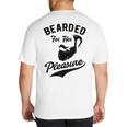 Bearded For Her Pleasure Bearded Dad Father Big And Tall Men's T-Shirt Back Print