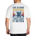Boxer Dog For Men Women Boxer Dog Dad Mom Small Big And Tall Men's T-Shirt Back Print