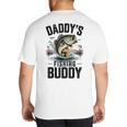 Boy Daddy Fishing Buddy Matching Fishing Bass Fishing Big And Tall Men's T-Shirt Back Print