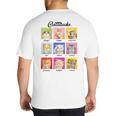 Cat Lover Cat Mom Cat Dad Crazy Cat Lady Cattitudes Big And Tall Men's T-Shirt Back Print