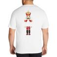 Cool Dad Nutcracker Christmas Family Matching Pajama Big And Tall Men's T-Shirt Back Print