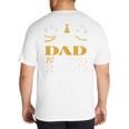 My Dad Is 90 90th Birthday 1935 90 Years Old Father Daddy Premium Tri-Blend Big And Tall Men's T-Shirt Back Print