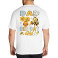 Dad Of The Bee-Day Girl Bee Birthday Party Big And Tall Men's T-Shirt Back Print