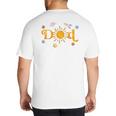 Dad Of The Birthday First Trip Around The Sun Bday Boy Big And Tall Men's T-Shirt Back Print