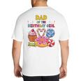 Dad Of The Birthday Girl Candyland Colorful Lollipop Party Big And Tall Men's T-Shirt Back Print Dad Of The Birthday Girl Candyland Colorful Lollipop Party Big And Tall Men's T-Shirt Back Print