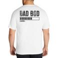 Dad BOD Loading 2024 Dad Fathers Day Baby Announcement Big And Tall Men's T-Shirt Back Print