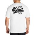 Dad From Kids Best Dad Ever Father's Day Big And Tall Men's T-Shirt Back Print