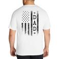 Dad Patriotic American USA Flag Father's Day Dad Big And Tall Men's T-Shirt Back Print Dad Patriotic American USA Flag Father's Day Dad Big And Tall Men's T-Shirt Back Print